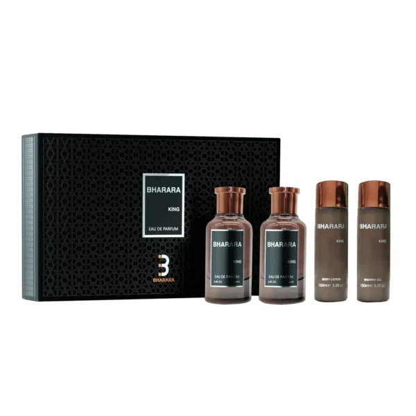 Bharara King EDP (Caballero) - 4 Pc SP 100 ml; BL 150 ml; AS 100 ml; SG 150 ml